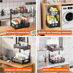 Under Sink Organizer, 2 Packs 2 Tier Under Sink Organizers and Storage - Image 8