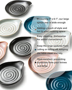 Spoon Rest, Ceramic Cooking Spoon Holder - Image 7