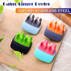 Mudder 4 Pieces Finger Vegetable Palm Peeler Kitchen Fruit Potato Peeler - Image 4