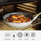 10-Piece Nonstick Ceramic Cookware Set, Non-Toxic Ceramic Coated Aluminum Pots - Image 7