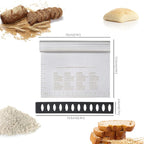 2PCS Dough Pastry Bench Cutter Scraper, OLULU Stainless Steel Kitchen Food - Image 2