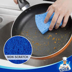 MR.SIGA Non-Scratch Cellulose Scrub Sponge, Dual-Sided Dishwashing Sponge - Image 3
