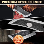 DRGSKL Hand Forged Meat Cleaver Knife Fathers Butcher Knives - Image 5