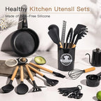 Astercook 39 PCS Kitchen Utensils Set, Silicone Cooking Utensil Sets - Image 3