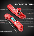 DOQAUS Digital Meat Thermometer, Instant Read Food Thermometer - Image 9