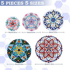5-Size Reusable Beeswax Bowl Covers - Image 2