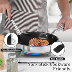 TeamFar Cooking Utensils Set, for Nonstick Cookware Flipping Frying Turning - Image 5