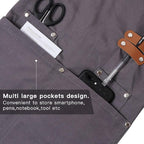 Mignongirl Chef Apron, Cross Back Apron - Image 3