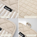 Alselo Silicone Pot Holders Set of 3 Heat Resistant & Non Slip Potholders - Image 3