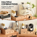 KIRIGEN Wooden Coffee Station Organizer 2-Piece Set - Image 6