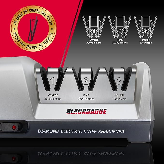 BLACKBADGE Professional Electric Knife Sharpener - Image 2