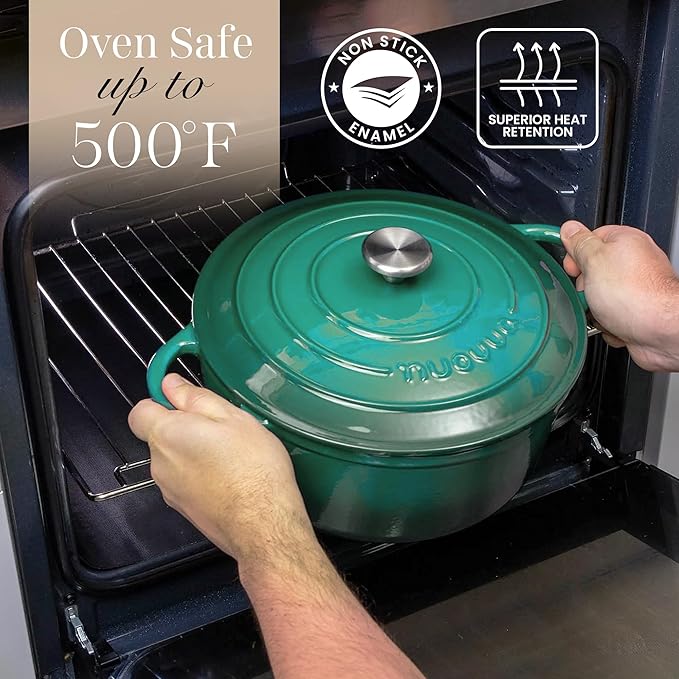 Nuovva Enamelled Cast Iron Dutch Oven Pot - Image 5