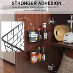 MaraFansie Hanging Kitchen Baskets Wire Storage Basket Over the Cabinet Door - Image 3