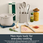 bella 6-Piece Modular Tool Set, Slotted Spoon, Crock - Image 4