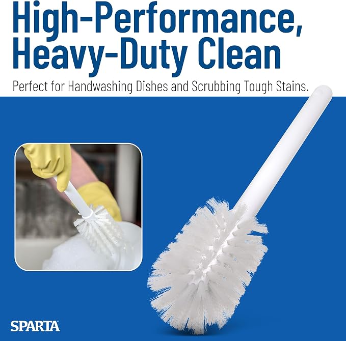 SPARTA 367600TC02 Plastic Household Dish Brush, Dish Brush, Dish Scrub Brush - Image 8