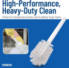 SPARTA 367600TC02 Plastic Household Dish Brush, Dish Brush, Dish Scrub Brush - Image 7