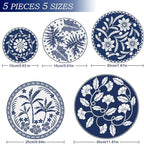 5 Pieces Bowl Covers Reusable, 5 Size Elastic Cloth Bowl Covers - Image 2
