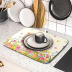 Easter Dish Drying Mat for Kitchen Counter Spring Easter Holiday Dish Drying - Image 5