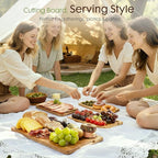 Astercook Deep-Carbonized Bamboo Cutting Boards - Image 7