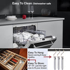 Stainless Steel Kitchen Utensils 12 Pcs, Small Cooking Utensils Set, Serving - Image 6