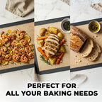Zulay Kitchen Silicone Baking Mat Set – 2-Pack 16.5″ × 11.6″ Reusable Non-Stick - Image 2