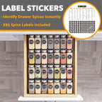 SpaceAid Spice Drawer Organizer - Image 3