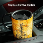 Topadorn Ceramic Travel Mug - 17 Oz Coffee Mug Ceramic Latte Teacup with Color - Image 7