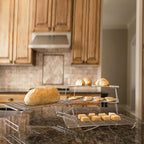 KITCHENATICS 4-Tier Stackable Cooling Racks - Image 3