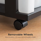 IRIS USA Plastic Drawer Storage Organizer Rolling Cart, - Image 7