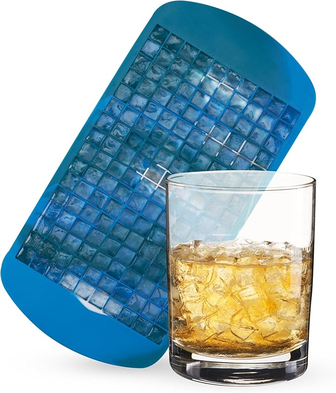 Host Mini Ice Cube Tray, Makes 160 Cubes, Durable Silicone Trays, Iced Coffee by HOST
