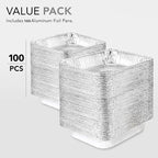 Stock Your Home Aluminum Pans 9x13 Disposable Foil Baking Pans - Image 3
