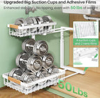 Kitstorack Under Sink Organizer, 2 Tier Under the Sink Storage, Slide out Pull - Image 4