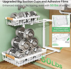 Kitstorack Under Sink Organizer, 2 Tier Under the Sink Storage, Slide out Pull - Image 4