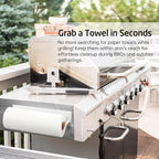 KES Magnetic Paper Towel Holder, Wood & Metal Paper Towel Roll Holder, - Image 7