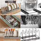 Magheo 2 Pack Expandable Food Storage Container Lid Organizers - Image 5