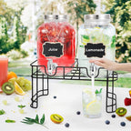 1 Gallon Glass Drink Dispensers - Image 7