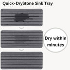 NiuYichee 2 PCS Water Absorbent diatomite Coasters, 9.5" x 4" Water Absorbing - Image 5