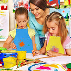 KUUQA 16/24/30/36/40Pcs Kids Apron Painting Aprons - Image 4