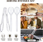 Mwellewm 18Pcs Serving Utensils, Large Disposable Serving Spoons - Image 7