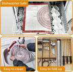 Silicone Baking Pastry Mat, Non Stick Dough Rolling Sheet - Image 5