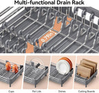 Urackify Stainless Steel Dish Drying Rack - Image 4