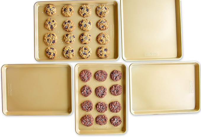 Nordic Ware Naturals Aluminum NonStick Jelly Roll Baking Sheet - Image 5