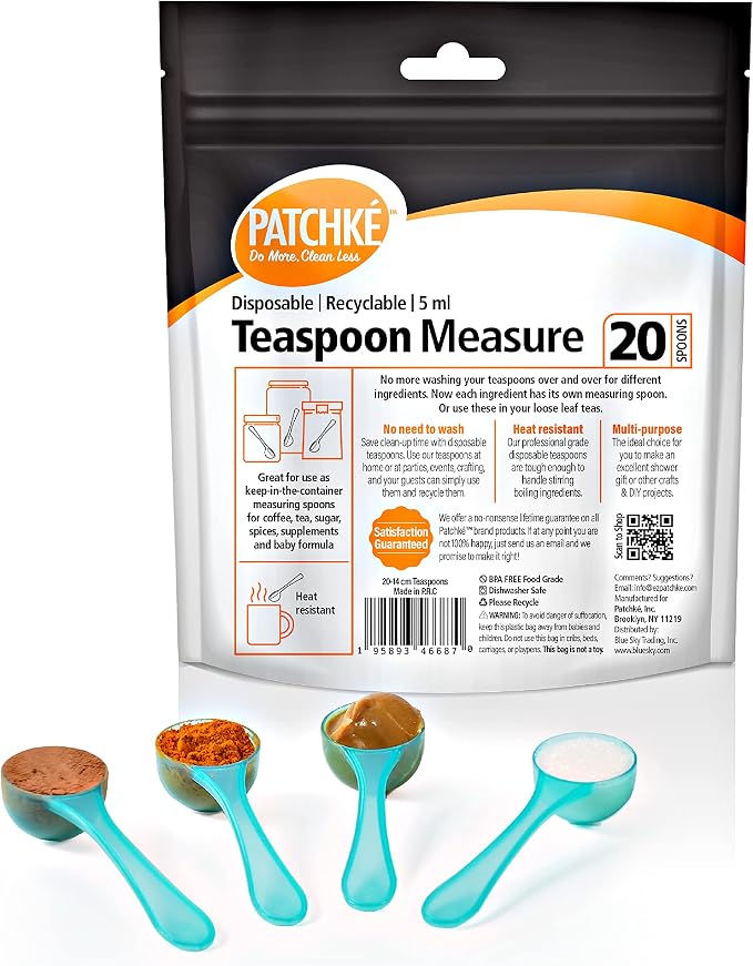 Plastic Measuring Spoons, Fits in Jar, Good - Image 10