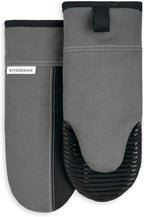 KITCHENAID Beacon Two-Tone Oven Mitt 2-Pack Set, Contour Silver/Matte Black by KitchenAid