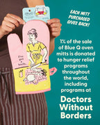 Blue Q Oven Mitt, I've Got a Knife. Super-Insulated Quilting, Natural-Fitting - Image 6