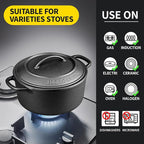 Pre-Seasoned Cast Iron Dutch Oven Pot - Image 8