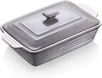 LOVECASA 4.5 Quart Ceramic Casserole Dish by LOVECASA