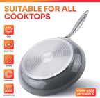 Mueller Frying Pan, Heavy Duty German Stone Coating Non Stick Frying Pans - Image 6