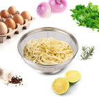 3 Pack Strainers for Kitchen, 18/8 Stainless Steel Colander, Fine Mesh Strainer - Image 7