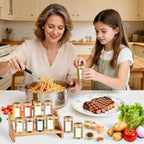 BGraceyy Spice Jars with Labels, Minimalist Stackable Airtight Spice Containers - Image 6